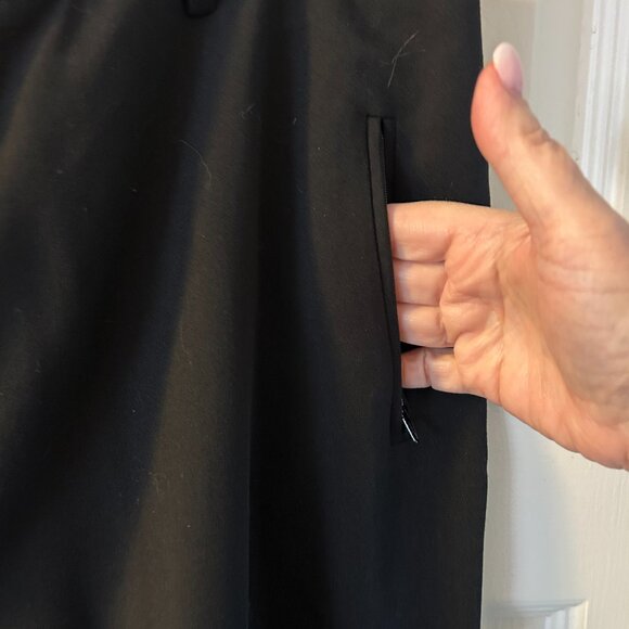 Ladies Evan Picone Black Dress Pants, FULLY Lined with zippered pockets, Size 18 - Picture 5 of 7